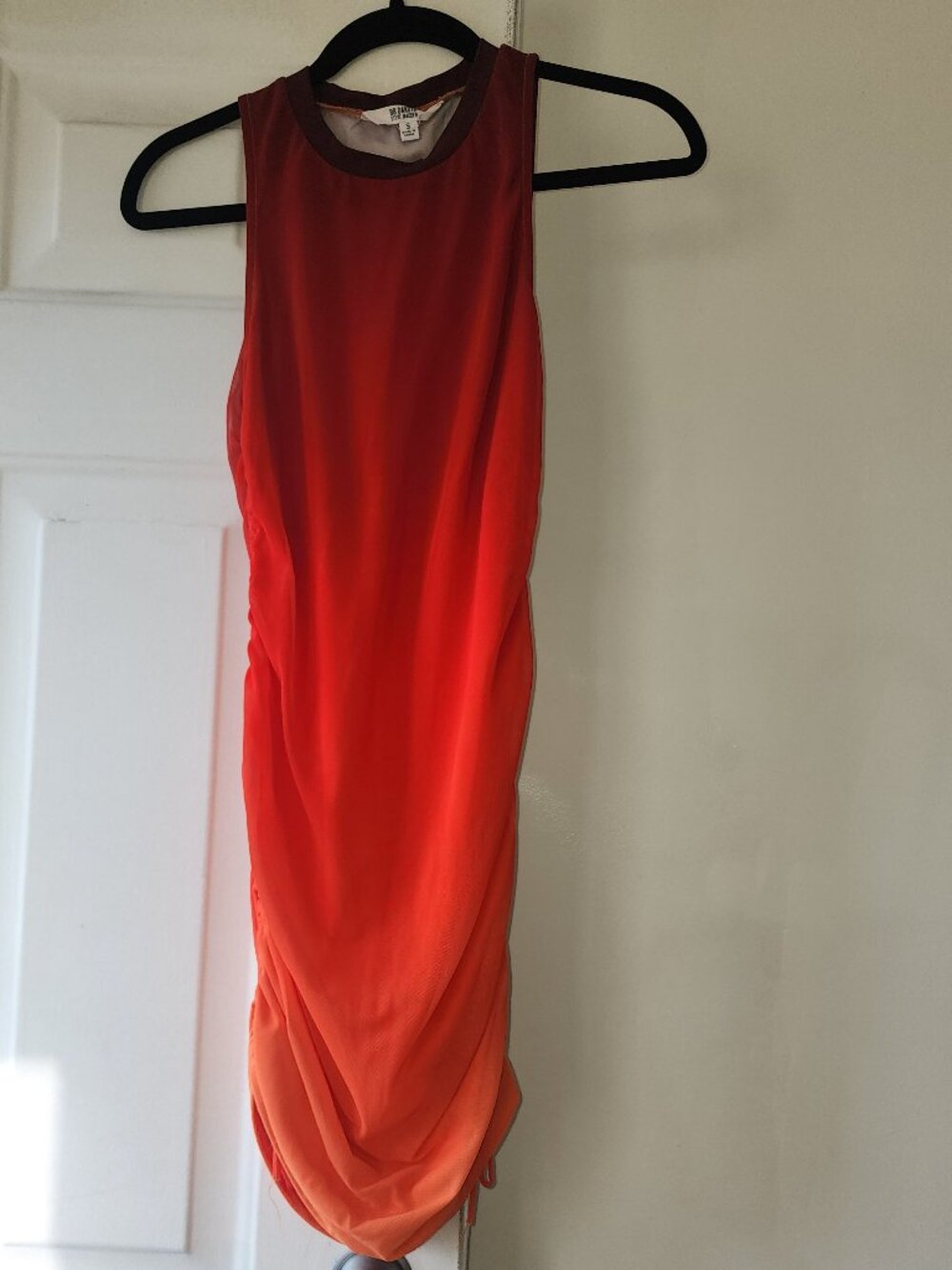 Steve madden maroon,red and orange short dress size small